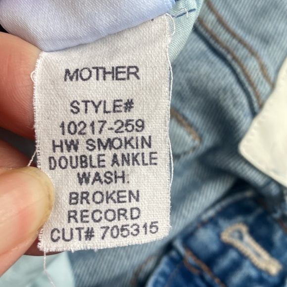 MOTHER High Rise Blue Jeans - Picture 9 of 13